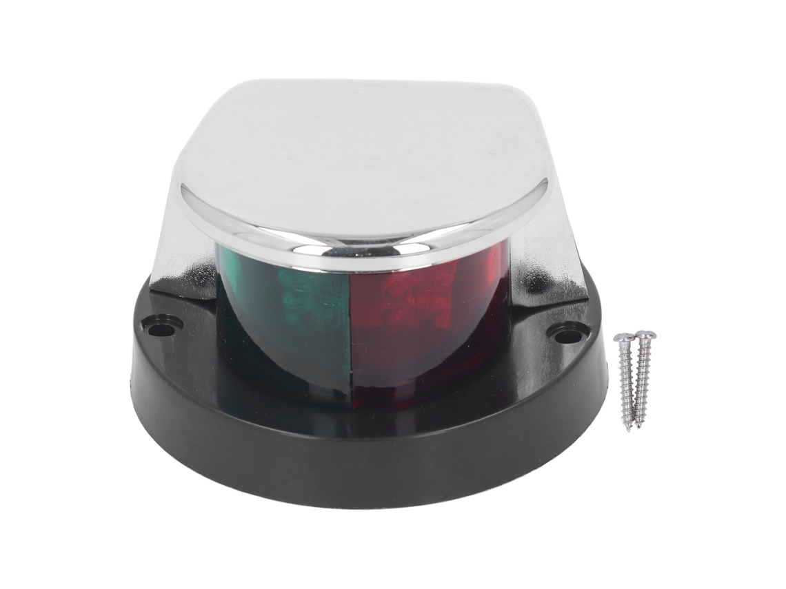 Luz De Navegación Led Para Barco, Bicolor Rojo Y Verde, Resistente Al Agua Ip66, 12 V 6 W