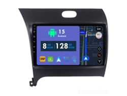 Coche Radio Android Auto Autoradio 8GB RAM 128G ROM CarPlay Navegación GPS Pantalla Táctil RoverOne para Kia K3 Cerato Forte 2013 - 2017 