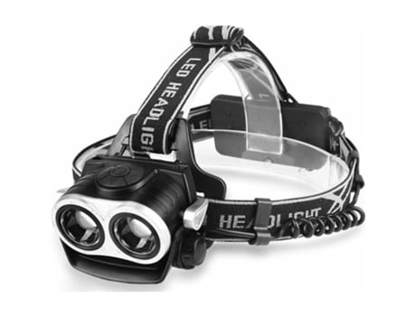 Linterna frontal recargable, Linterna frontal LED superbrillante, Linterna frontal LED superbrillante Linterna frontal con zoom LED 2xT6 Linterna f...