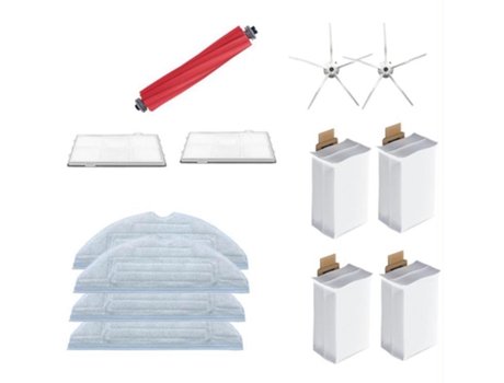 Accesorios para fregona Roborock S7 S7Max S7Maxv S70 S75 T7S S7Plus, cepillo lateral, cepillo principal, pantalla de filtro, bolsa para el polvo