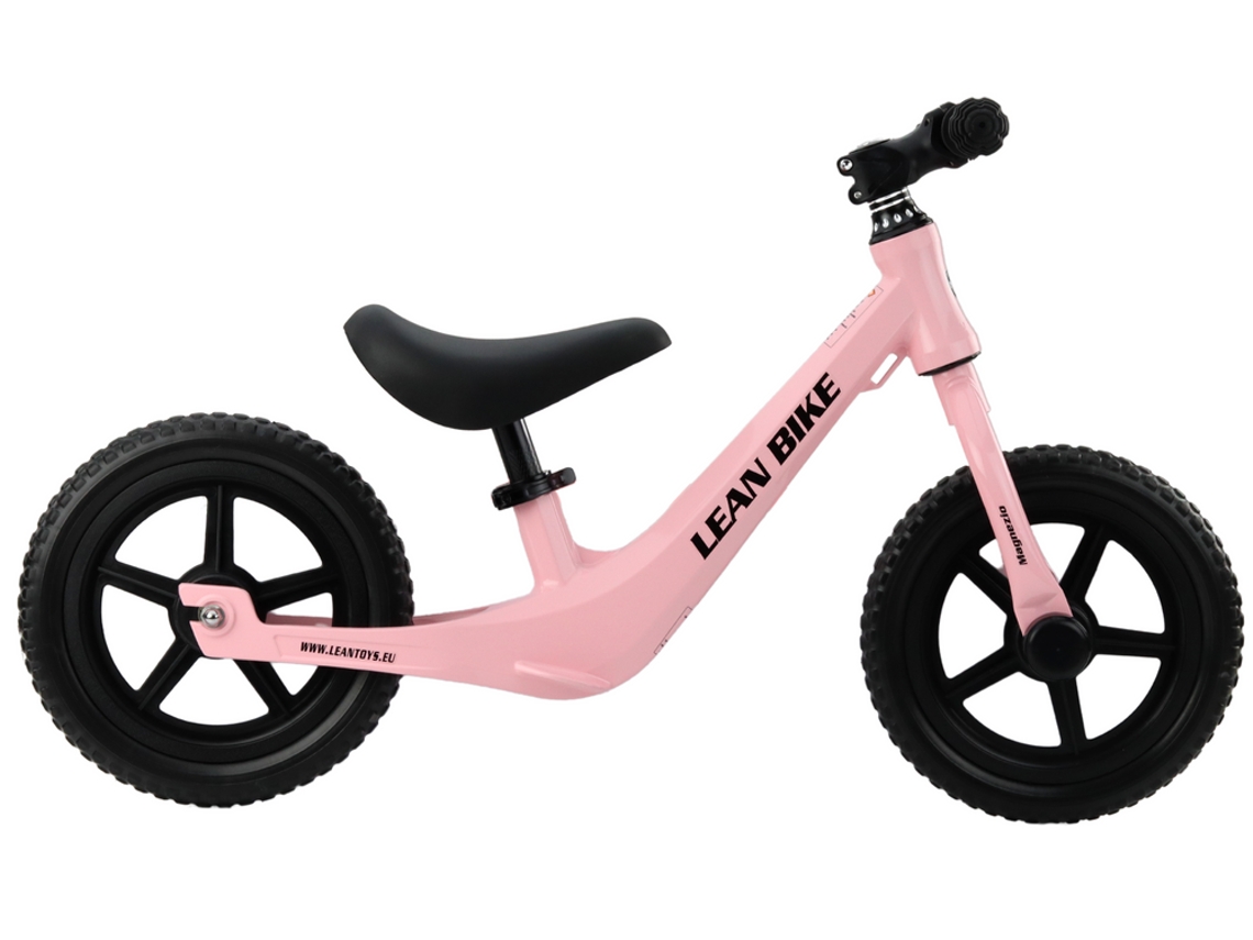 Bicicleta de equilibrio Magnezio con luz y cuadro de magnesio, color rosa, B.active