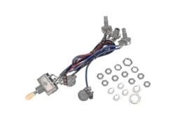 Kit De Cableado Para Guitarra Eléctrica 2t2v, Interruptor De 3 Posiciones, Potenciómetros De 500k Y Conector De Repuesto.