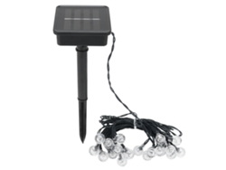 2026-luces De Cadena Solares 20 Led Con 8 Modos Para Exterior Jardín Boda Fiesta Decoración Luz Blanca Cálida