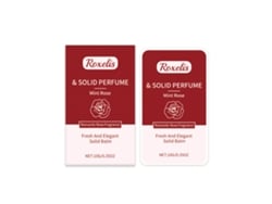 Perfume sólido de menta y rosa