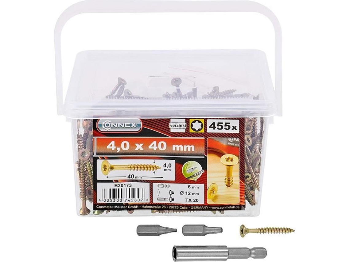B30173 Visas universales 40 x 40 Tx galvanizadas 455 G Connex