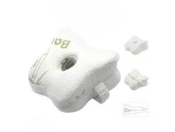 Almohada Para Dormir Entre Las Piernas, Adecuada Para Aliviar Dolores En Piernas, Espalda Y Rodillas Blanca Y Verde Siurn