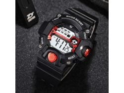 Reloj Deportivo Outdoor Multifuncional Impermeable Digital Para Hombre Niño Rojo