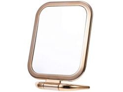2026-espejo De Maquillaje Doble Cara Con Lupa, Espejo De Mesa Cuadrado Color Champán