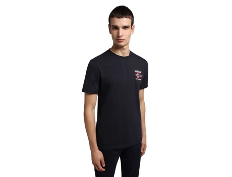 Camiseta de Hombre NAPAPIJRI Marinho Vidrio Azul (S)