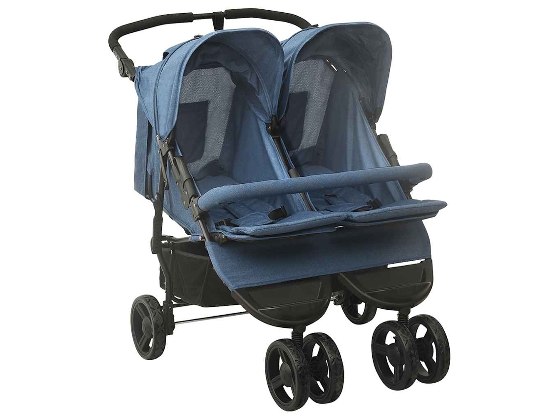 Silla gemelar VIDAXL Azul