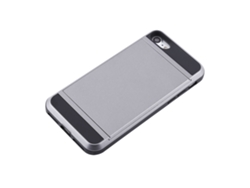 Caso (tarjeta Deslizante Insertar Antichoque Y Anticaída) Apple Iphone7 Gris