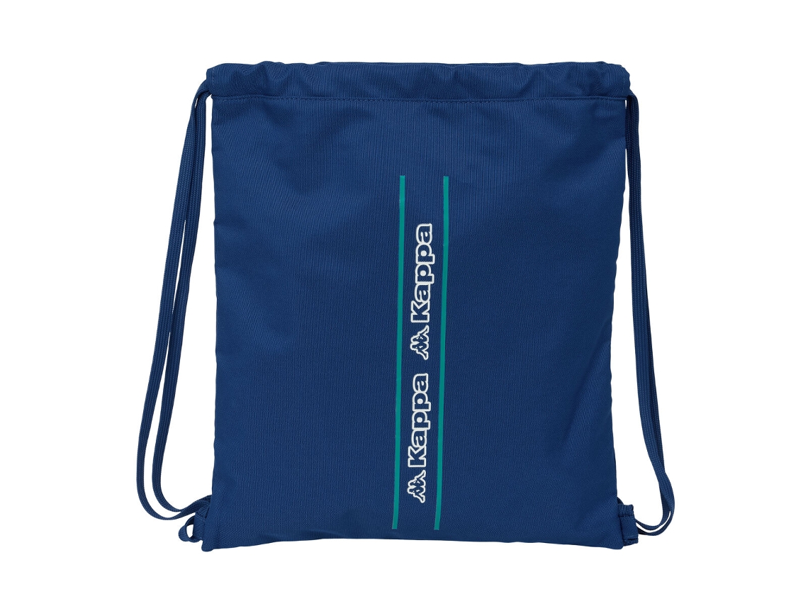 Mochila con cordón Kappa, azul marino, 35 x 40 x 1 cm