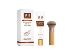 Protector solar en crema BB Zephoco color blanco marfil