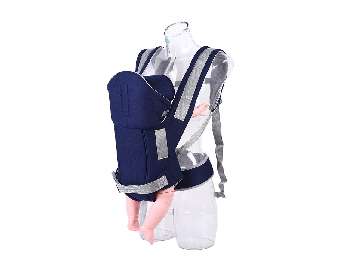 Mochila Porta Bebé Multifuncional SIURN Azul Grande Transpirable y Engrosada
