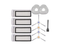Módulo de cepillo lateral, filtro HEPA, soporte para trapos y depósito de polvo para aspiradora robot Narwal T10 J1 J2, accesorio Vayotoy