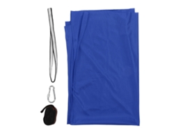 Red De Yoga Infantil Elástica Y Cómoda De Poliéster Para Yoga Aéreo Sensorial En Interiores Y Exteriores - Azul