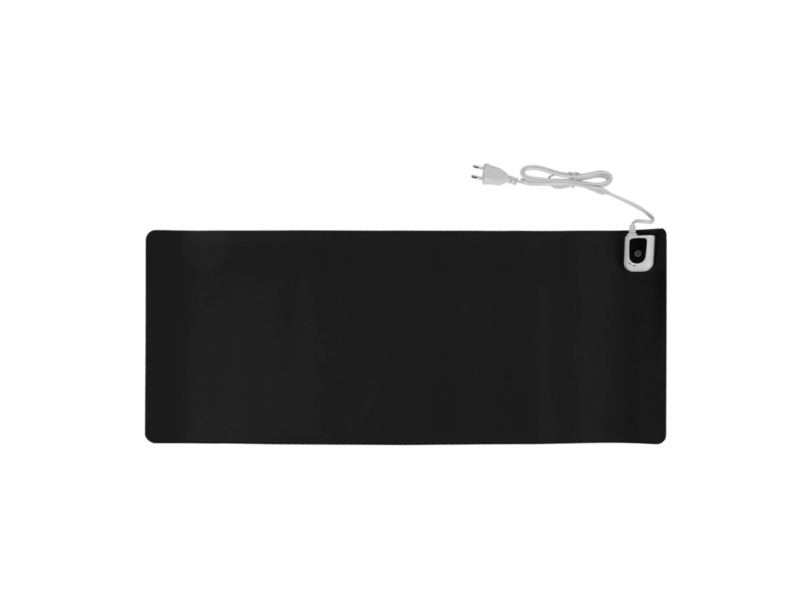 Almohadilla De Ratón Caliente De Cuero Pu Almohadilla De Escritorio Cálida 31x13in Almohadilla De Ratón Para Juegos Caliente Negro