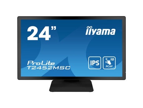 Monitor IIYAMA T2452MSC-B1 (Negro - Full HD - 23,8" - Flicker free - 14 ms)