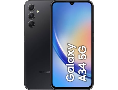 Smartphone SAMSUNG Galaxy A34 5G (6.6'' - 6 GB - 128 GB - Graphite)