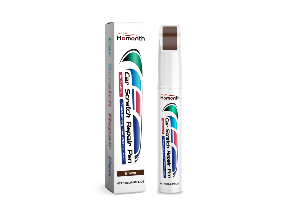Bolígrafo reparador de arañazos para coches, marrón, Homonth