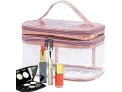 Nécessaire Transparente Para Artigos De Higiene Pessoal – À Prova D'água, Material Pu.