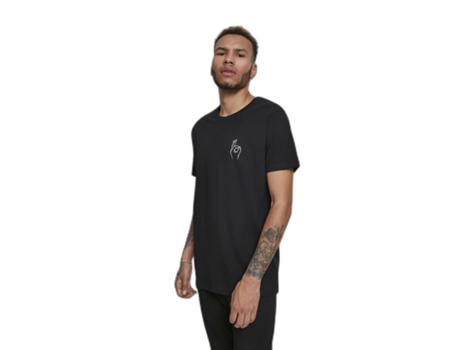 Camiseta para Hombre MISTER TEE (M - Algodón - Negro)