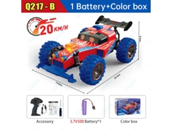 Coche RC de alta velocidad de 2,4 GHz con luces LED, todoterreno deportivo de escalada, control remoto, divertido juguete para niños. Aeuzwr