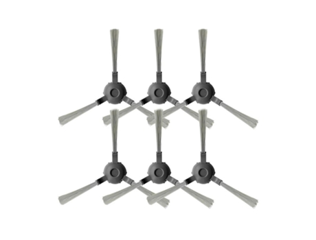 6pcs escova lateral para peças de aspirador de pó robô proscenic 811gb 911s