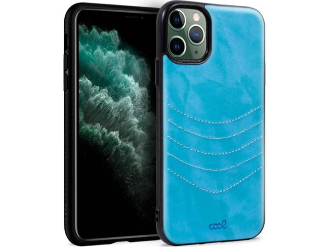 Funda iPhone 11 Pro Max COOL Piel Azul