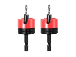 Broca hexagonal cónica ajustable de 2 piezas para madera