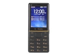 Teléfono Senior 2g De Pantalla 2.4" Botones Grandes 3 Sim Batería 2500mah Móvil Básico Uk Plug Negro