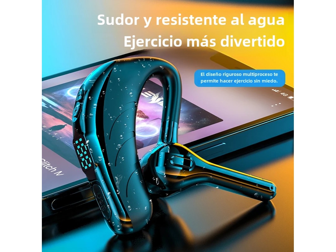 Auriculares Inalámbricos, Micrófono Y Cancelación De Ruido, Resistentes Al Agua, Diseño Intraauricular, Control De Volumen, Batería De Larga Duración.