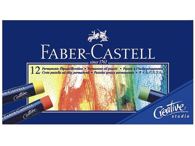 Lápiz de Color FABER-CASTELL Pastel Oil (Multicolor - Pastel Óleo - Multicolor - 12 Unidades)