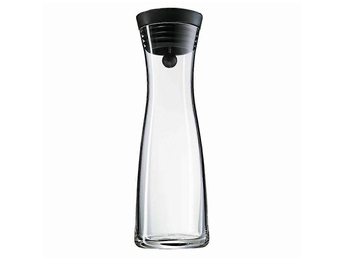 Jarra De Agua De Vidrio Borosilicato 1.8l Tapa Inclinada Cierre Básico Para Bebidas Frías Y Calientes