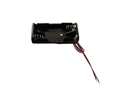 Portapilas Aaa Con Cable, Carcasa Compacta, Capacidad Para 2 Pilas Aaa, Salida De 3 V, Repuesto