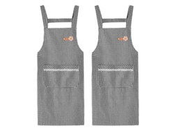 2 Piezas De Delantal De Algodón Nuevo Estilo Transpirable Y Resistente Manga Corta Cintura Ropa De Trabajo Para Adultos Cocina