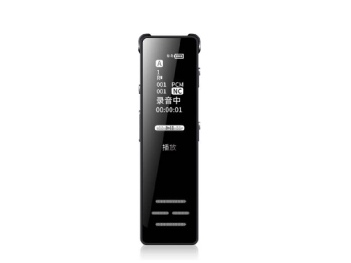 Grabadora de voz Grabación con reducción de ruido Grabadora de tiempo estéreo Reproductor de música Mp3-128Gbnegro YEMAESRE