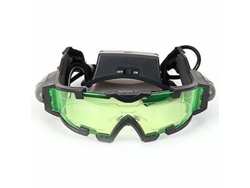 Gafas de visión nocturna abatibles con LED Yizhood para actividades nocturnas, color negro