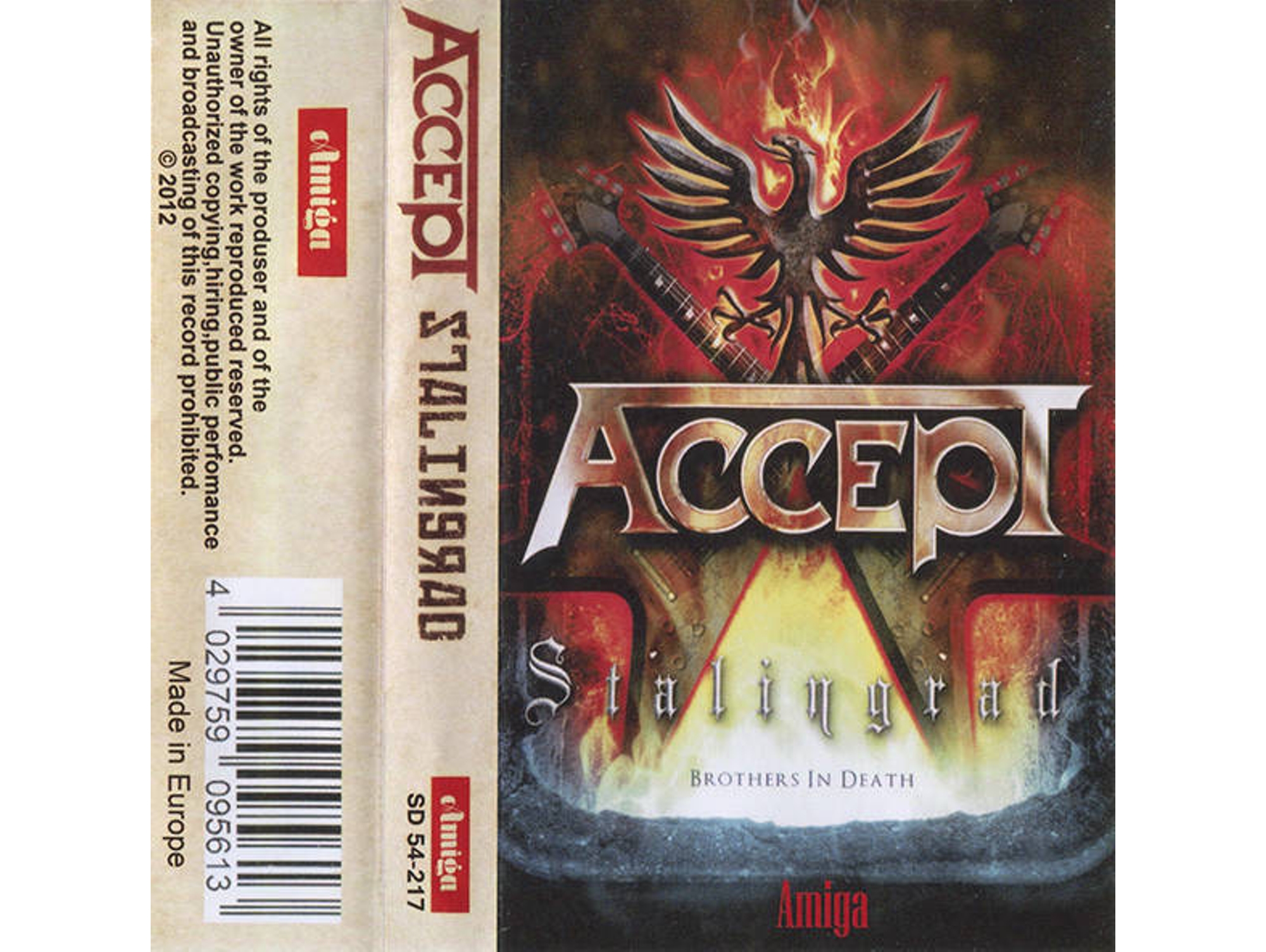Casete Accept - Stalingrad (Brothers In Death)