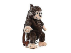 Mochila De Mujer Nueva, De Peluche, Estilo Casual, Con Diseño De Oso De Dibujos Animados, B2305, De Poliéster, Con Cremallera Y Cuello.