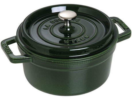 Cacerola STAUB (Verde - Hierro Fundido - 22 cm)