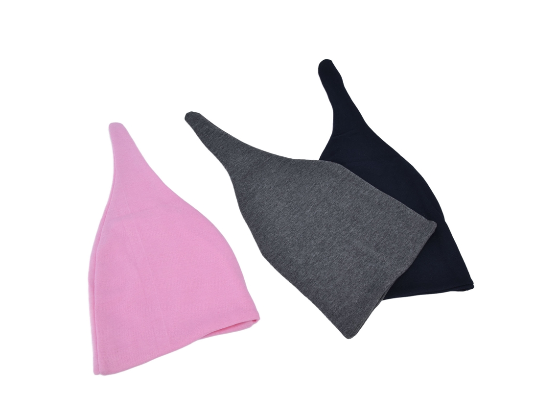 3 Gorros De Algodón Suaves Y Transpirables Para Bebés Y Niños Pequeños (talla Única)