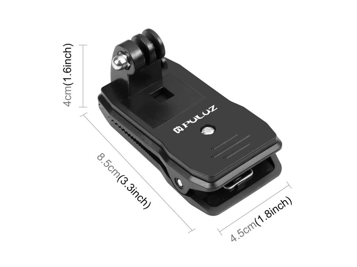Soporte para correa de hombro para iPhone, cámara y GoPro - Clip para mochila y teléfono