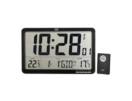 Reloj De Pared Digital Radiocontrolado Con Sensor Externo Trevi Om 3560 Rc TREVI