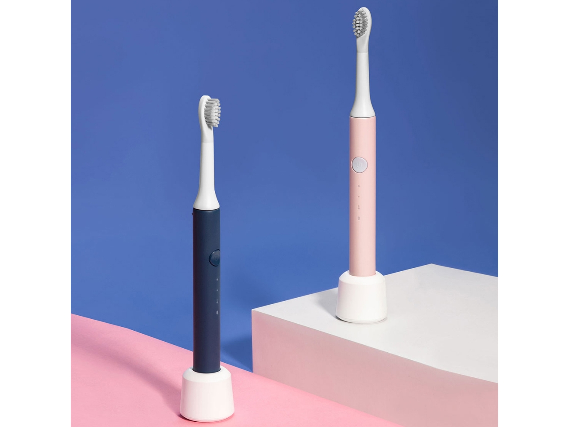 Escova De Dentes Elétrica Soocas So White Ondas Sonoras Inteligente Branco Clareador Recarregável À Prova D'água
