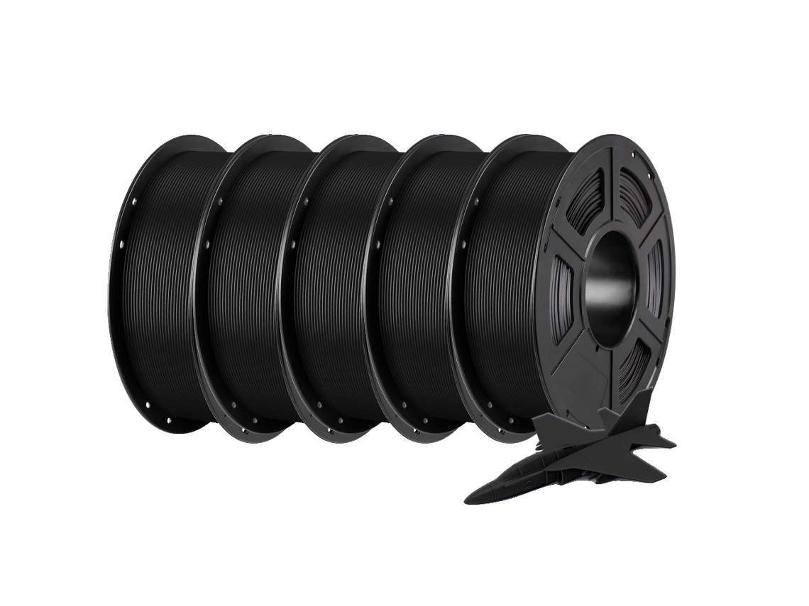 Filamento PLA, 5 kg, ecológico, 5 kg negro OEM