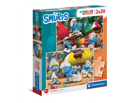 Puzzle 2X20 Pitufos Cle24789 CLEMENTONI