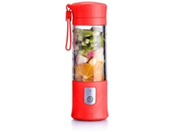 Batidoras Portátiles De Tamaño Personal Para Smoothies Y Batidos Exprimidor De Frutas De Viaje Usb Con 6 Cuchillas Gusshious Rojo