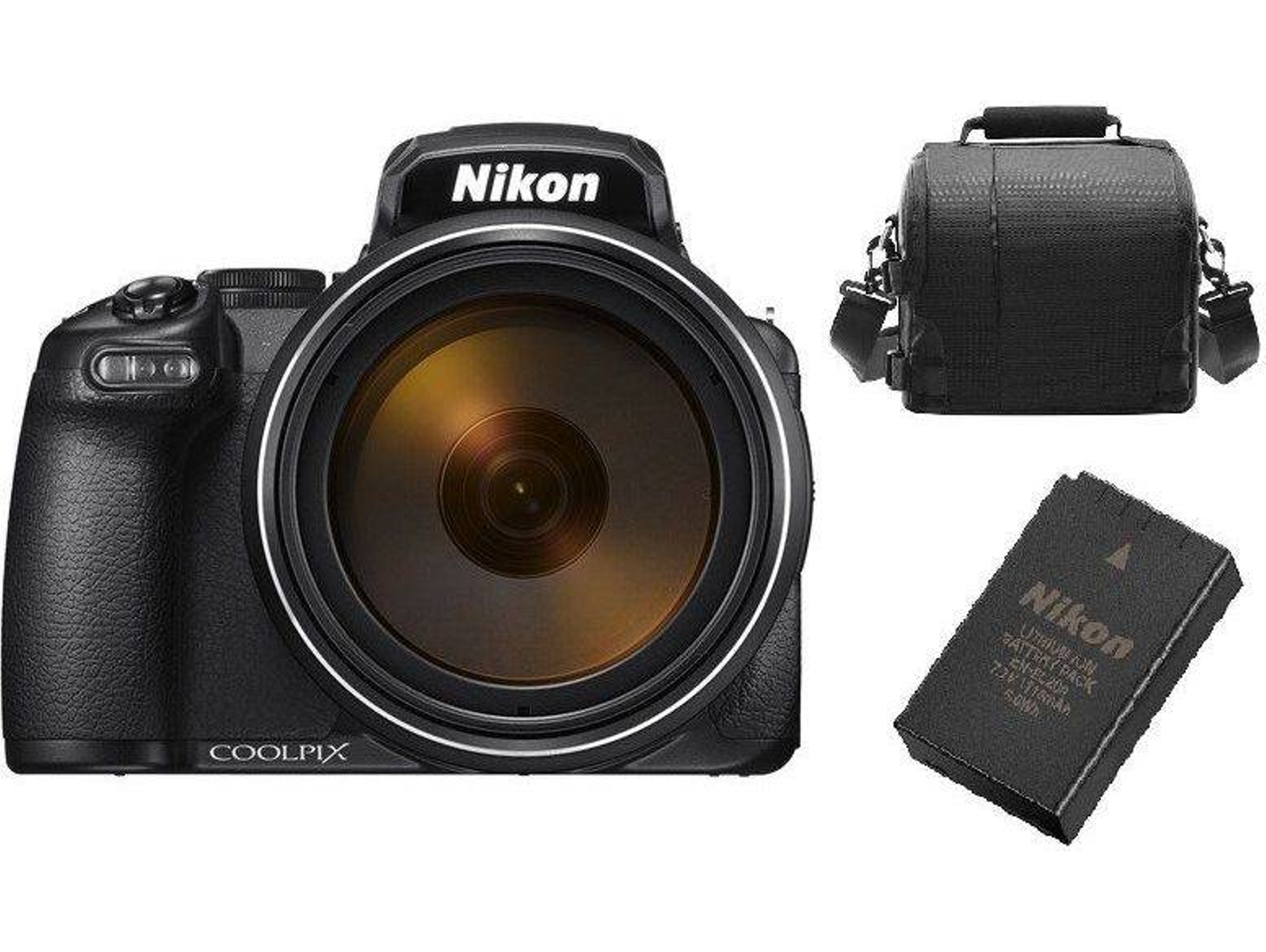 Kit Cámara Compacta NIKON P1000 + Bolsa + EN-EL20A