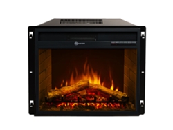 Chimenea eléctrica empotrable Oregon L58 x D17 x H52